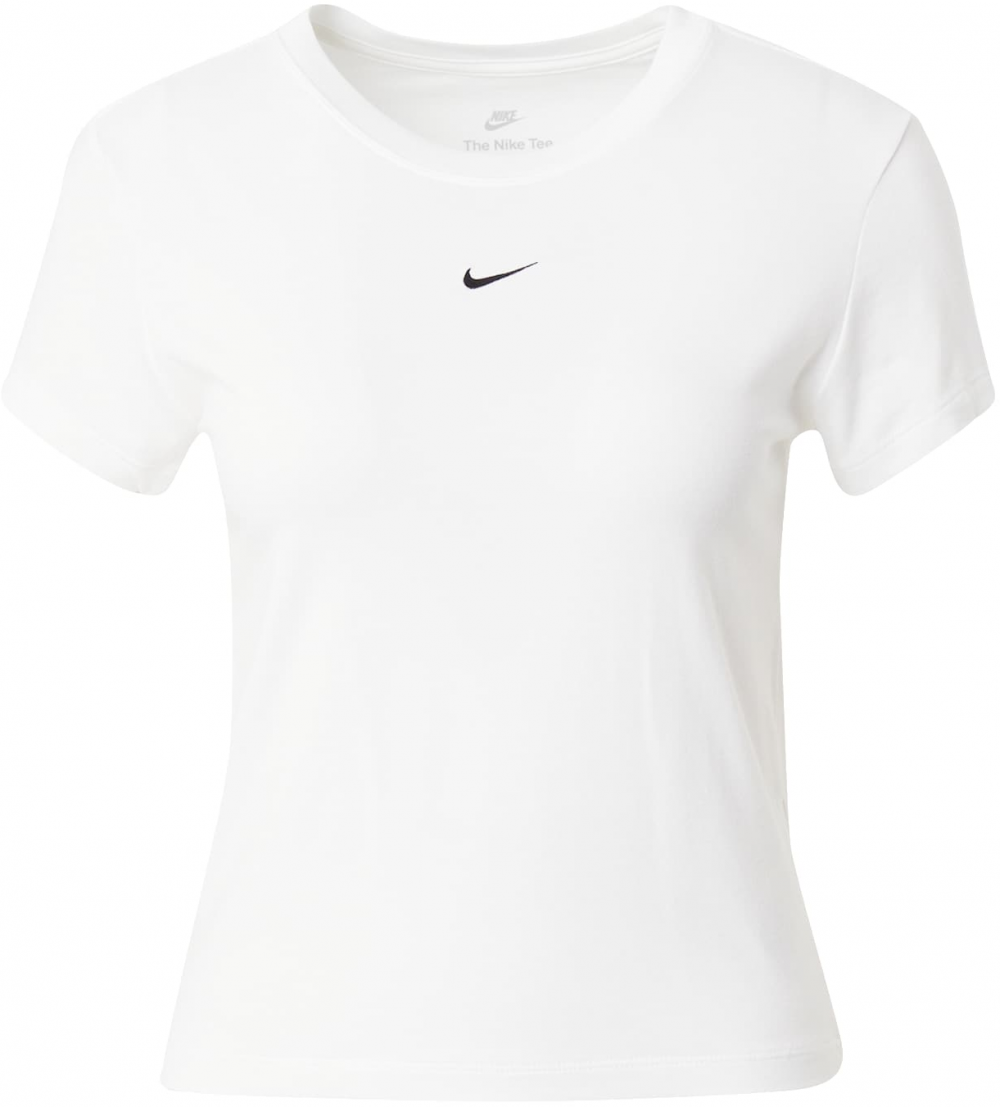 Nike Sportswear Tričko 'Chill'  čierna / biela