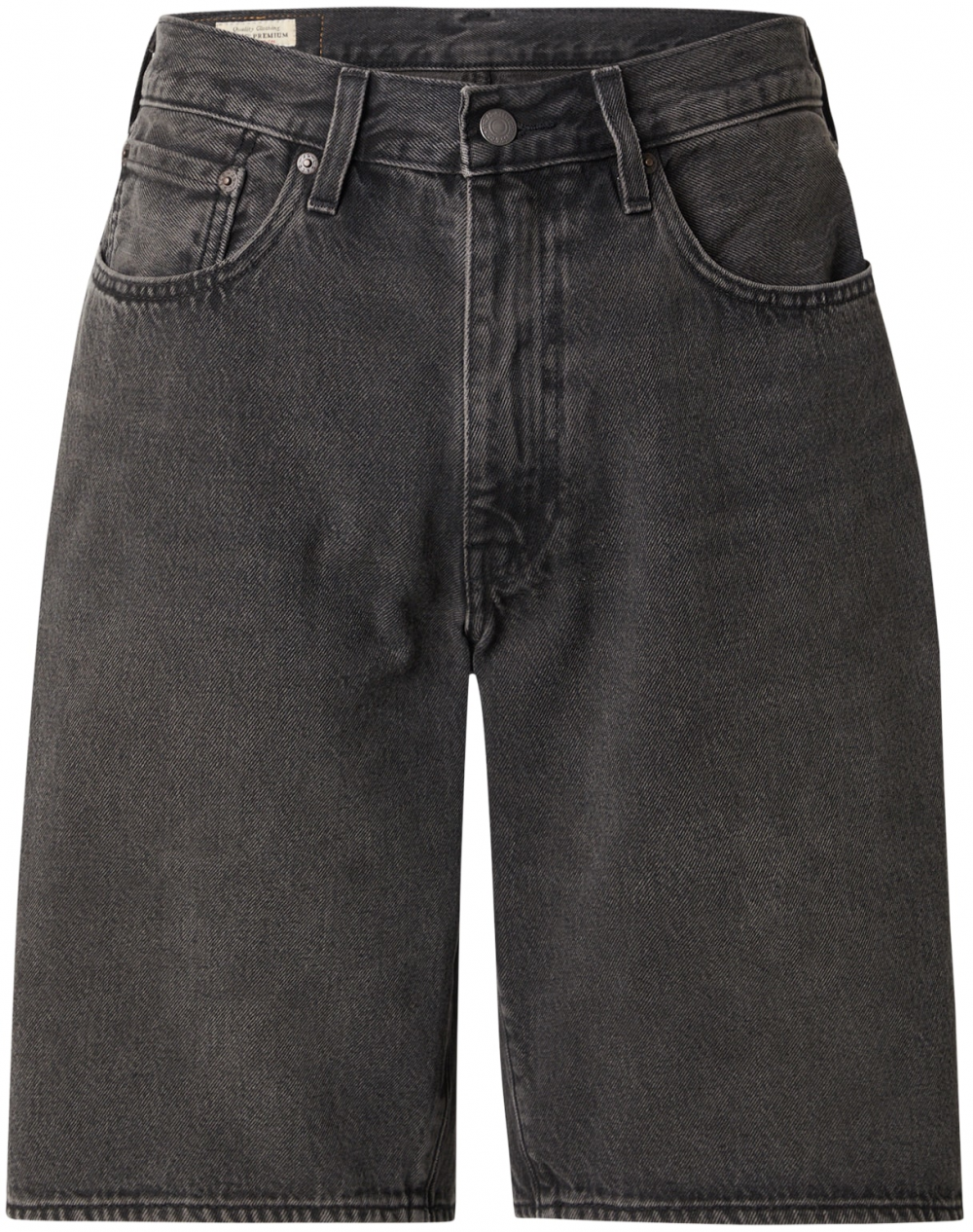 LEVI'S ® Džínsy '478™ Baggy Shorts'  čierny denim