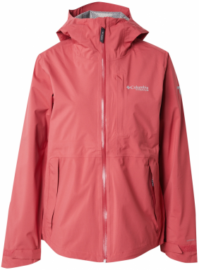 COLUMBIA Outdoorová bunda 'Ampli-Dry II'  sivá / melónová