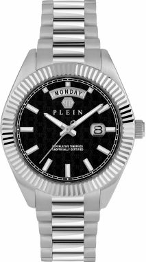 Philipp Plein Analógové hodinky  čierna / strieborná