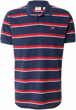 LEVI'S ® Tričko 'Housemark Polo'  námornícka modrá / čerešňová / biela