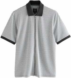 Next Košeľa  sivá / čierna / biela