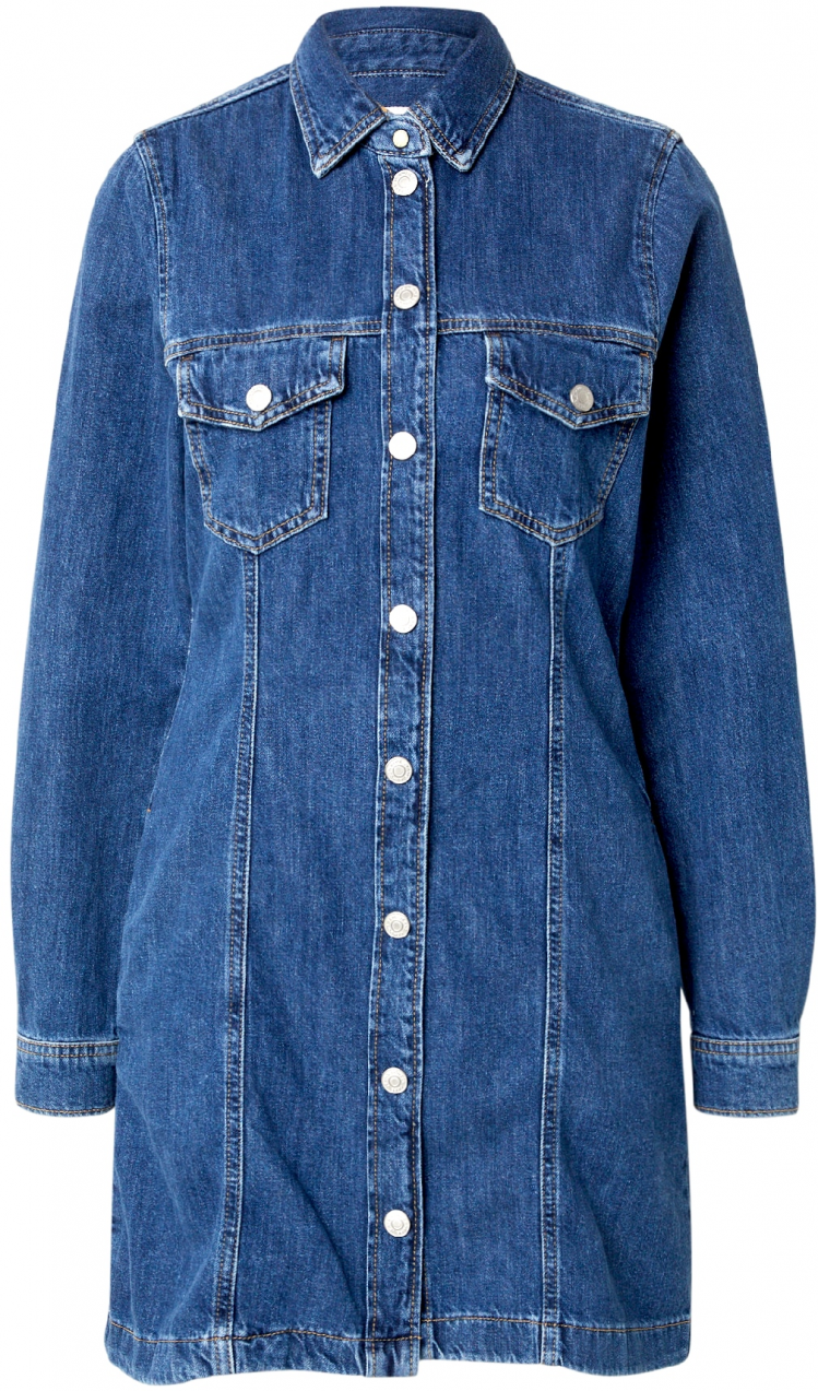 Pepe Jeans Košeľové šaty 'Authentic'  modrá denim