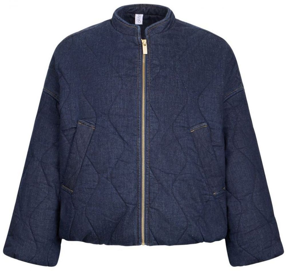 Liu Jo Prechodná bunda  modrá denim