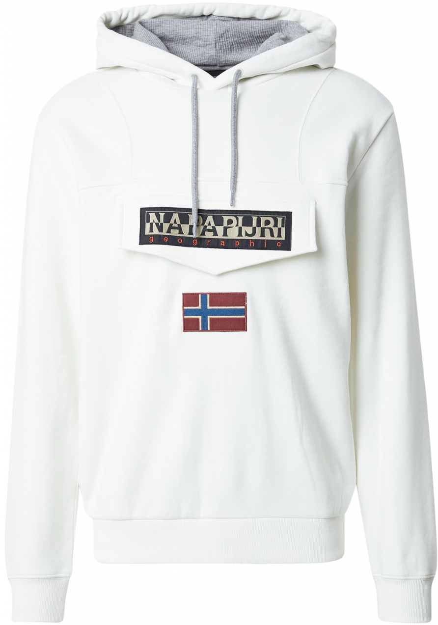 NAPAPIJRI Mikina 'Burgee Wint 4'  modrá / červená / čierna / biela