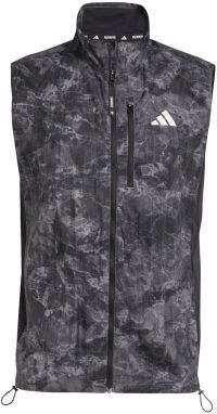 ADIDAS PERFORMANCE Športová vesta 'Own The Run'  sivá / grafitová / svetlosivá
