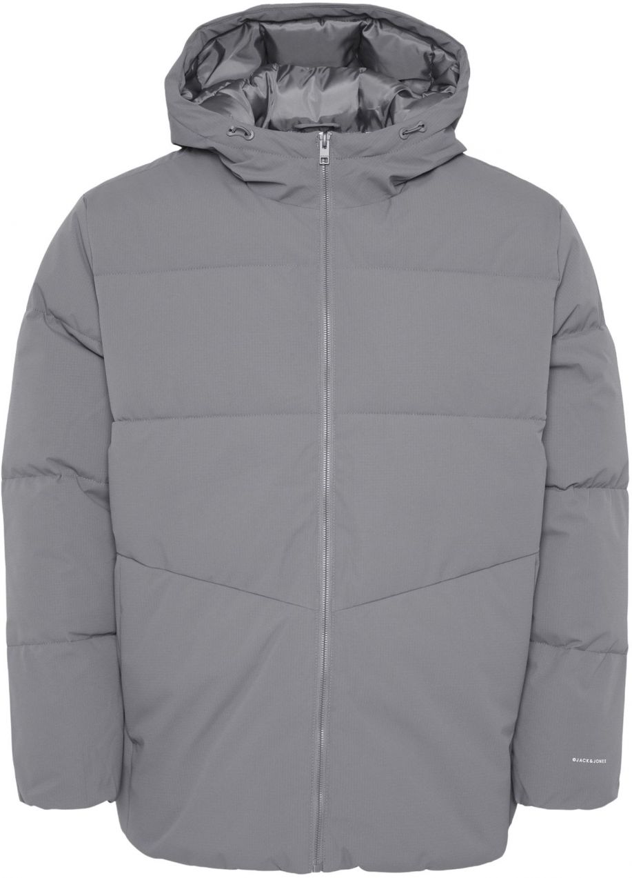Jack & Jones Plus Zimná bunda 'JJGLOBAL'  sivá