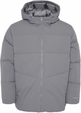 Jack & Jones Plus Zimná bunda 'JJGLOBAL'  sivá