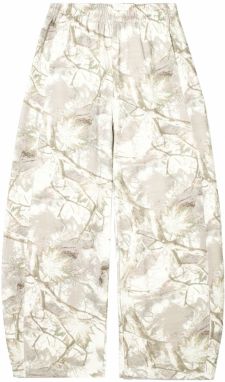 Bershka Nohavice  svetložltá / antracitová / svetlosivá
