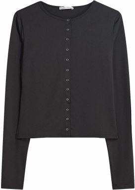 Bershka Tričko  čierna