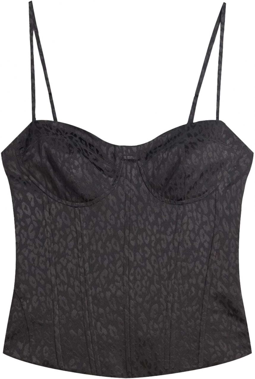 Bershka Top  čierna