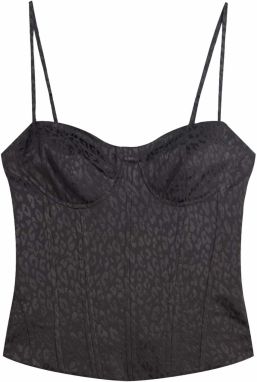 Bershka Top  čierna