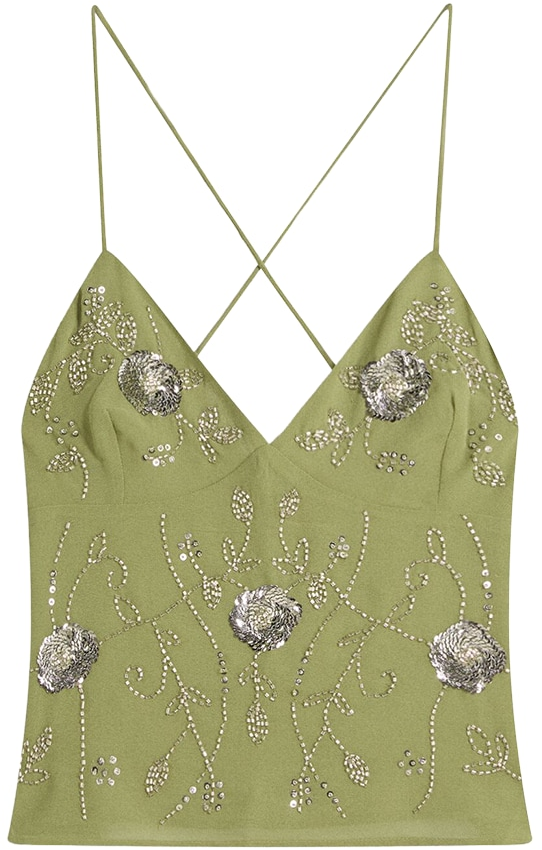 Bershka Top  kaki