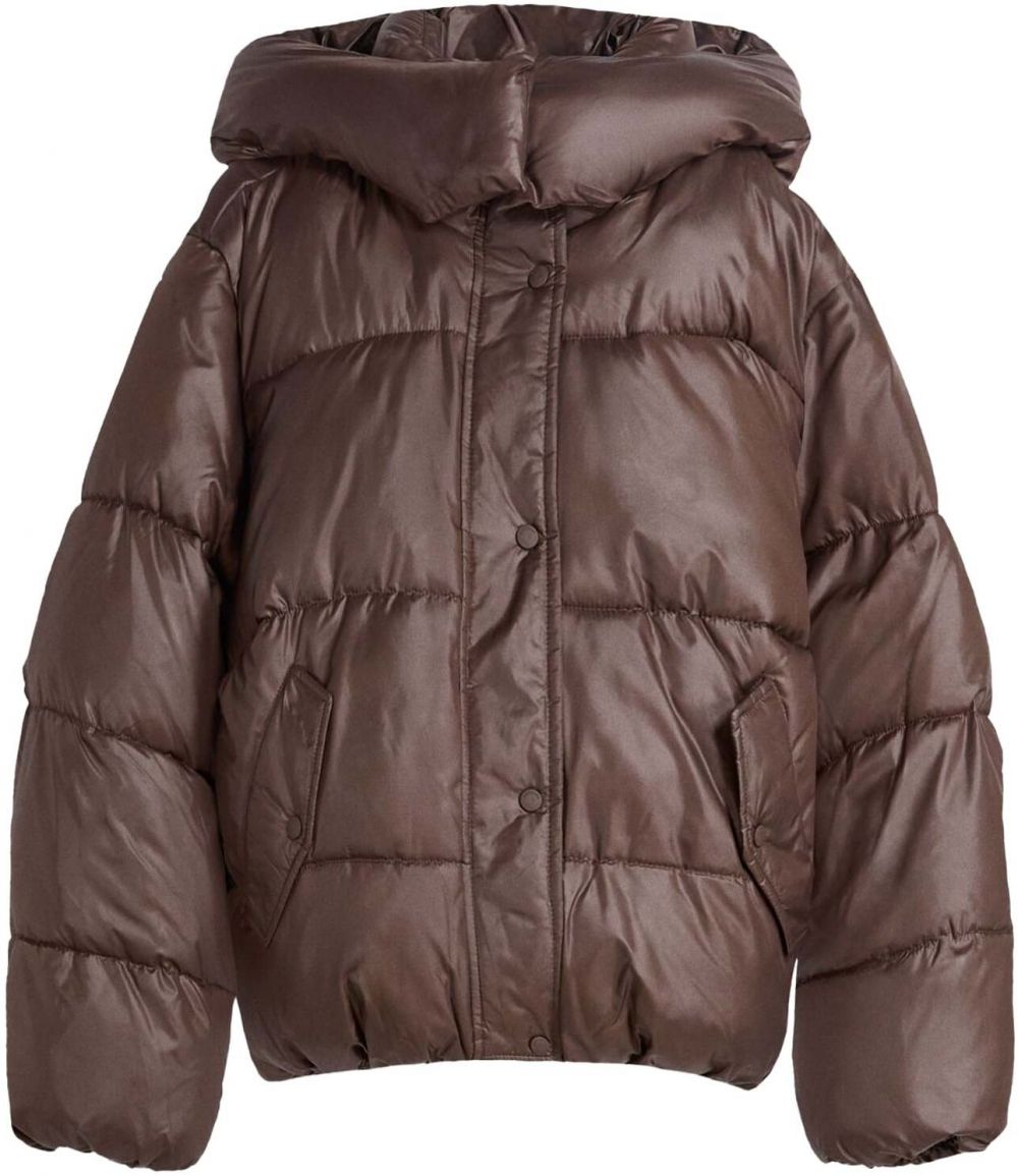 Bershka Zimná bunda  hnedá