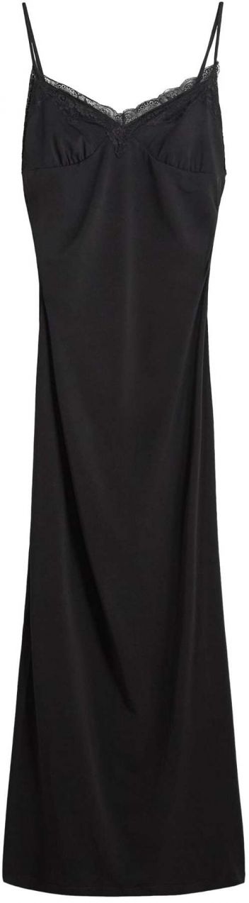 Bershka Šaty  čierna