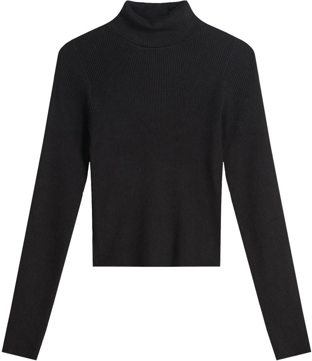 Bershka Sveter  čierna