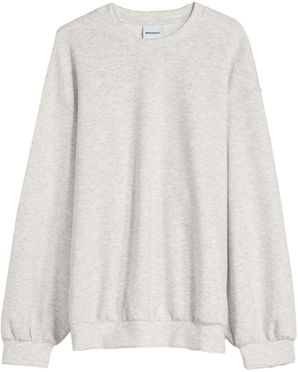 Bershka Mikina  sivá melírovaná