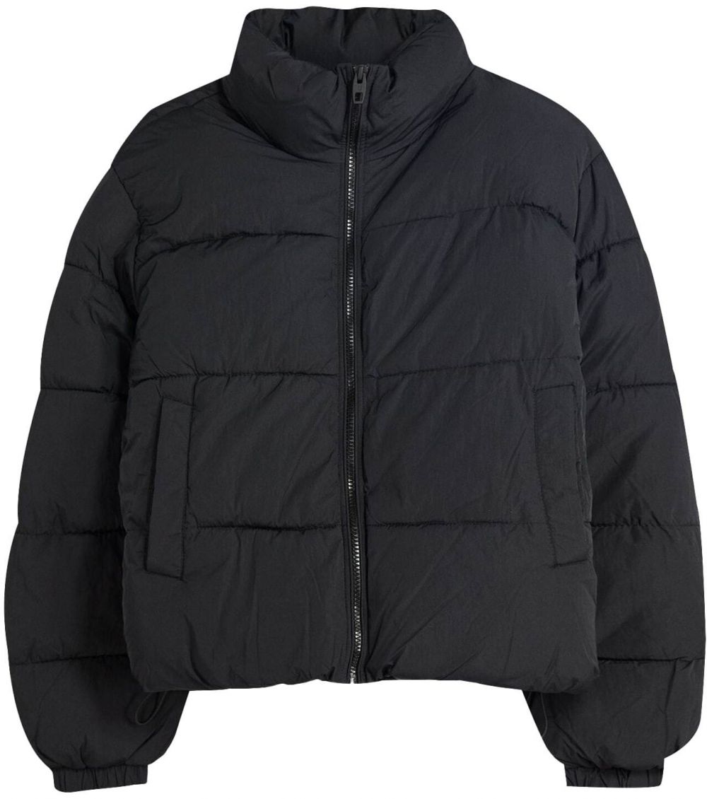 Bershka Zimná bunda  čierna