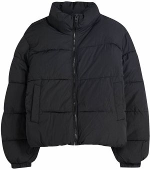Bershka Zimná bunda  čierna