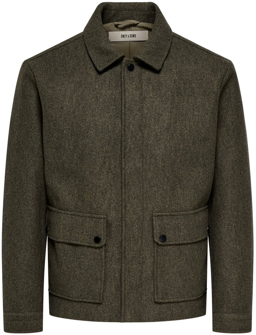 Only & Sons Prechodná bunda 'ONSCONNOR'  hnedá melírovaná