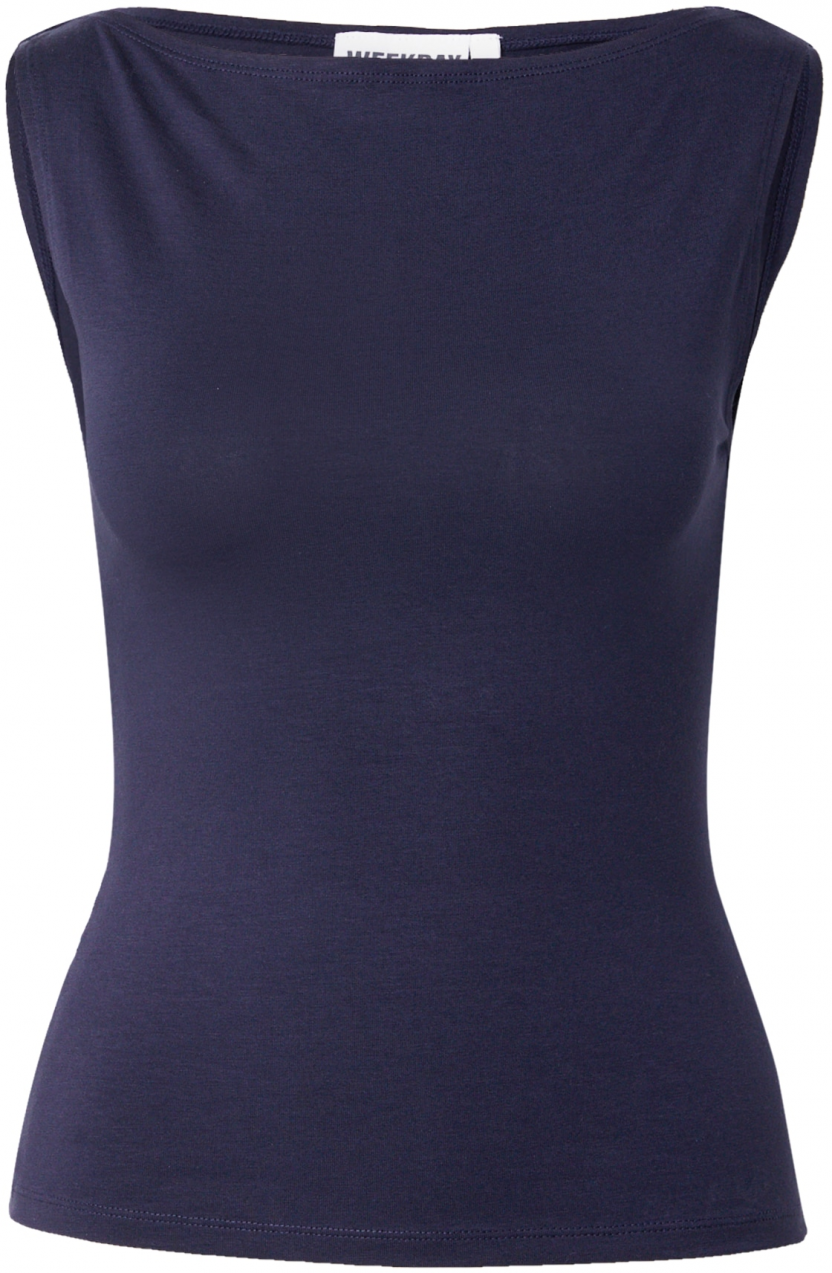 WEEKDAY Top 'ANNIE'  tmavomodrá