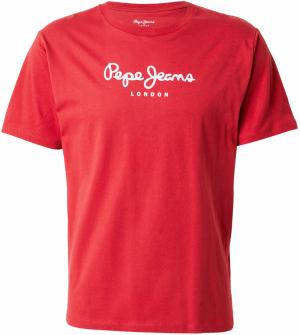 Pepe Jeans Tričko 'Eggo'  jasne červená / biela