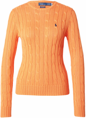 Polo Ralph Lauren Sveter  námornícka modrá / oranžová