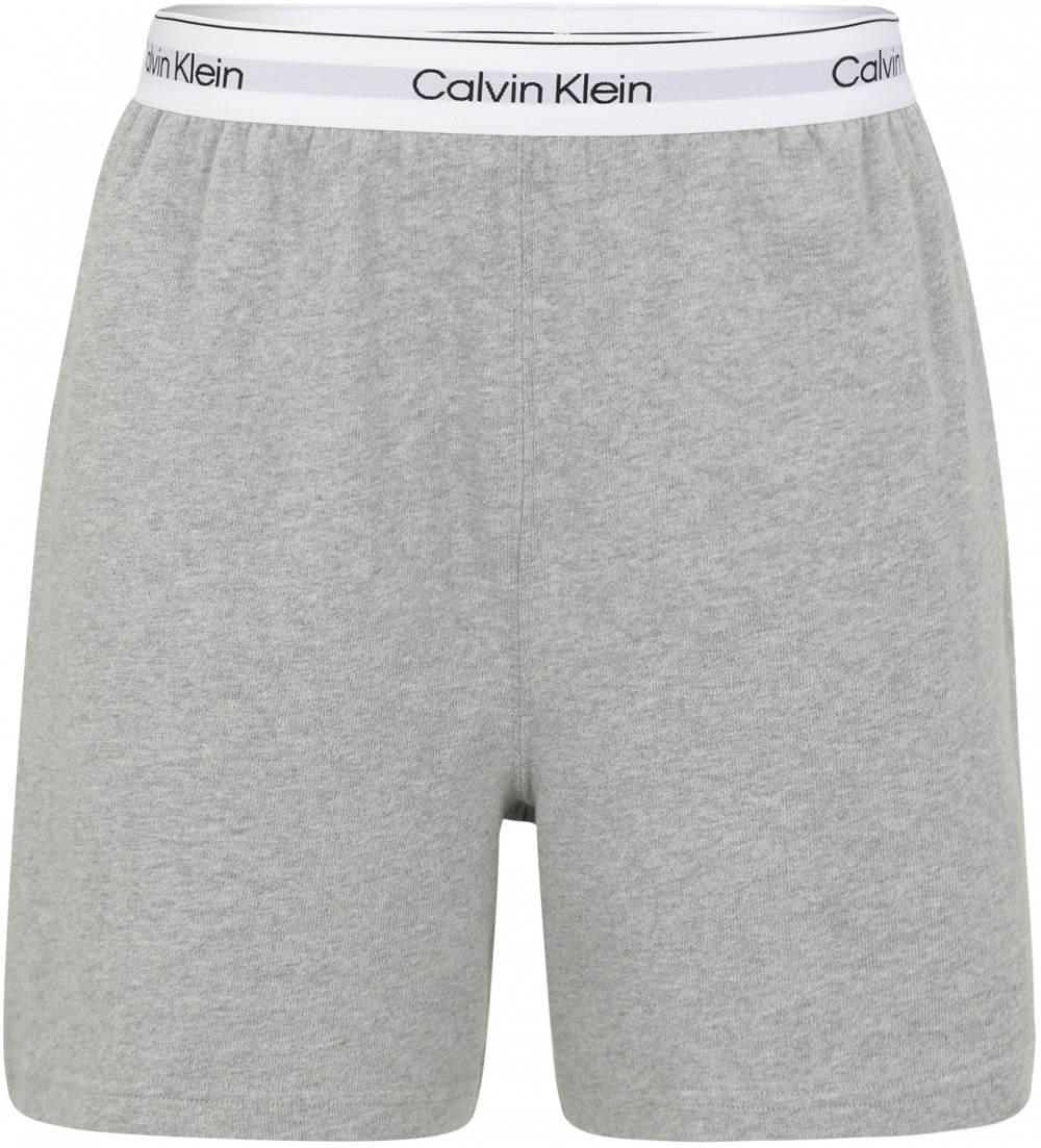 Calvin Klein Underwear Pyžamové nohavice  svetlosivá / biela