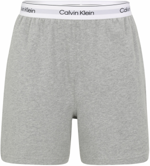 Calvin Klein Underwear Pyžamové nohavice  svetlosivá / biela