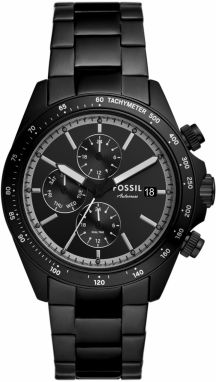 FOSSIL Analógové hodinky 'AUTOCROSS'  čierna / strieborná