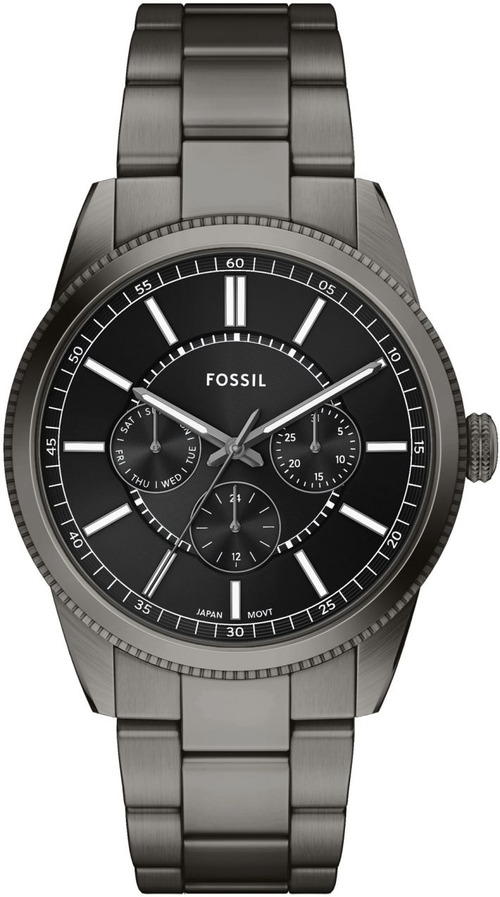 FOSSIL Analógové hodinky 'Pearson'  antracitová / čierna