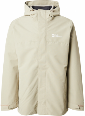JACK WOLFSKIN Outdoorová bunda 'ALTENBERG'  telová / biela