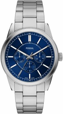 FOSSIL Analógové hodinky 'PEARSON'  tmavomodrá / strieborná / biela