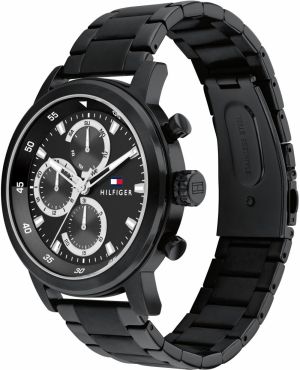 TOMMY HILFIGER Analógové hodinky 'Rocky'  svetlosivá / červená / čierna / biela