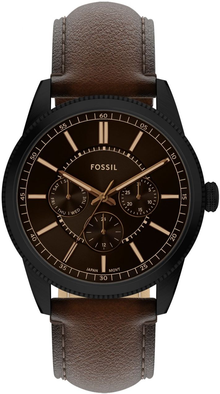 FOSSIL Analógové hodinky 'PEARSON'  tmavohnedá / čierna