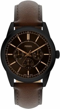 FOSSIL Analógové hodinky 'PEARSON'  tmavohnedá / čierna