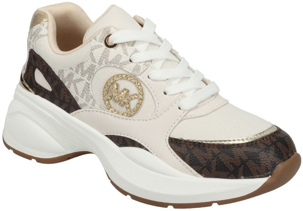 Michael Kors Kids Tenisky 'ZUMA'  krémová / hnedá / zlatá / čierna