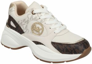 Michael Kors Kids Tenisky 'ZUMA'  krémová / hnedá / zlatá / čierna