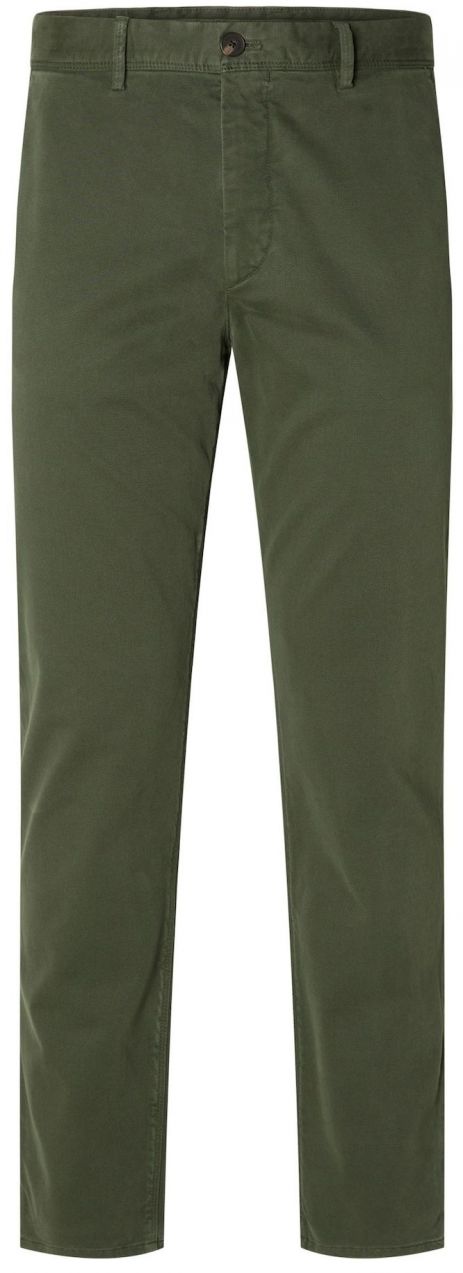 SELECTED Chino nohavice  tmavozelená