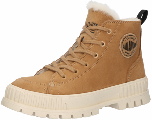 Palladium Šnurovacie členkové čižmy 'Pallashock'  sépiová / čierna