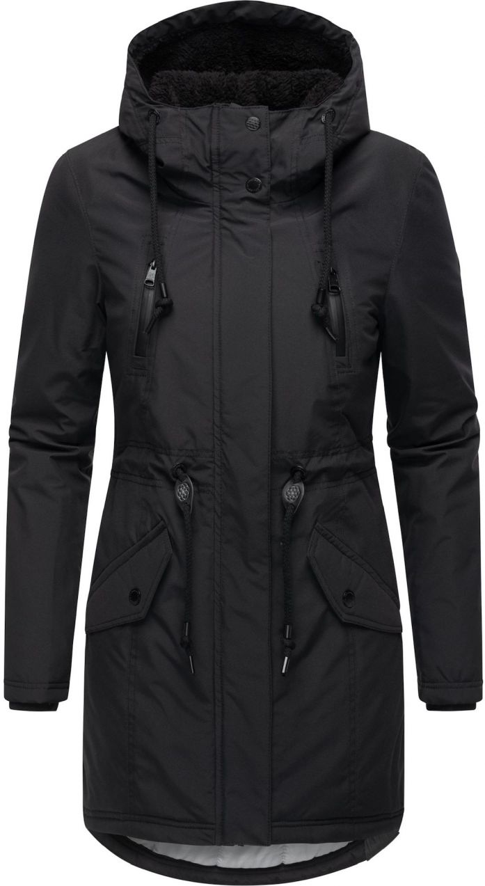 Ragwear Zimná parka 'Elsien'  čierna