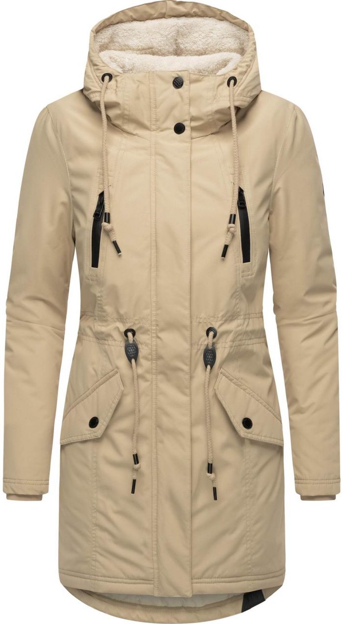 Ragwear Zimná parka 'Elsien'  béžová