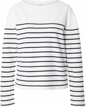 LEVI'S ® Sveter 'Marin Striped Top'  čierna / biela