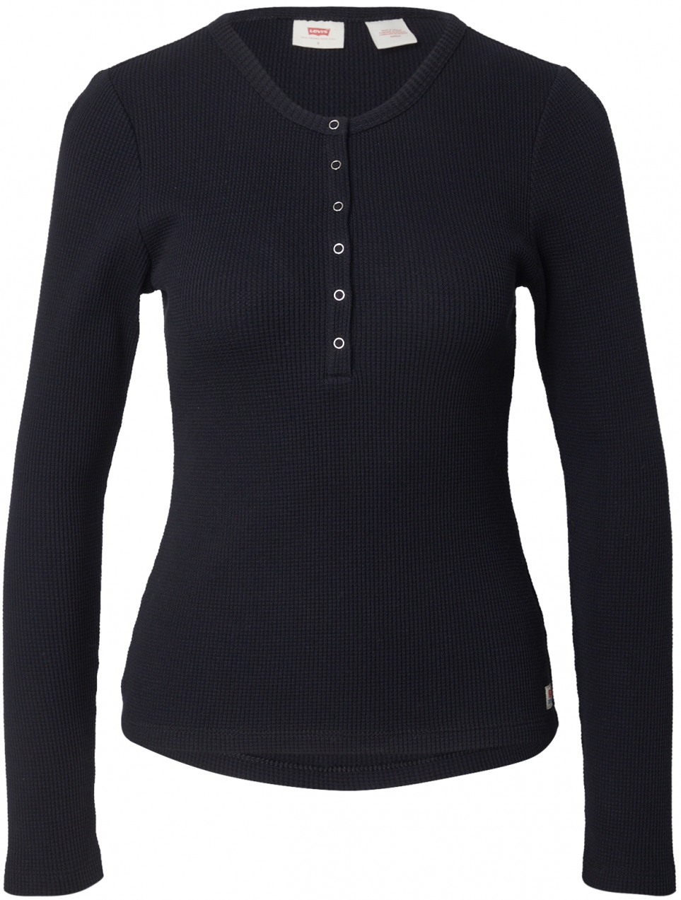 LEVI'S ® Tričko 'Dry Goods Waffle Henley'  antracitová