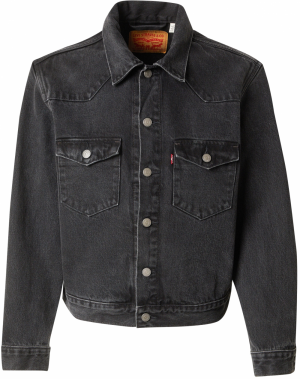 LEVI'S ® Prechodná bunda 'Western Trucker'  čierny denim