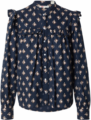 LEVI'S ® Blúzka 'Gianna LS Blouse'  tmavomodrá / olivová / pastelovo fialová / svetlooranžová