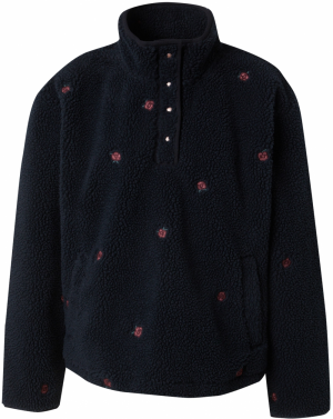 LEVI'S ® Sveter 'Kasey Sherpa Pullover'  námornícka modrá / tmavozelená / červená