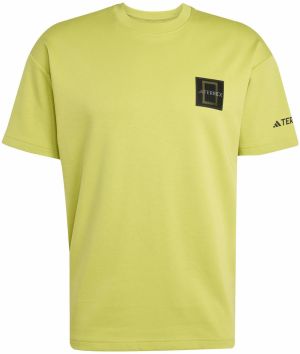 ADIDAS TERREX Funkčné tričko 'National Geographic'  modrá / limetová / čierna / biela