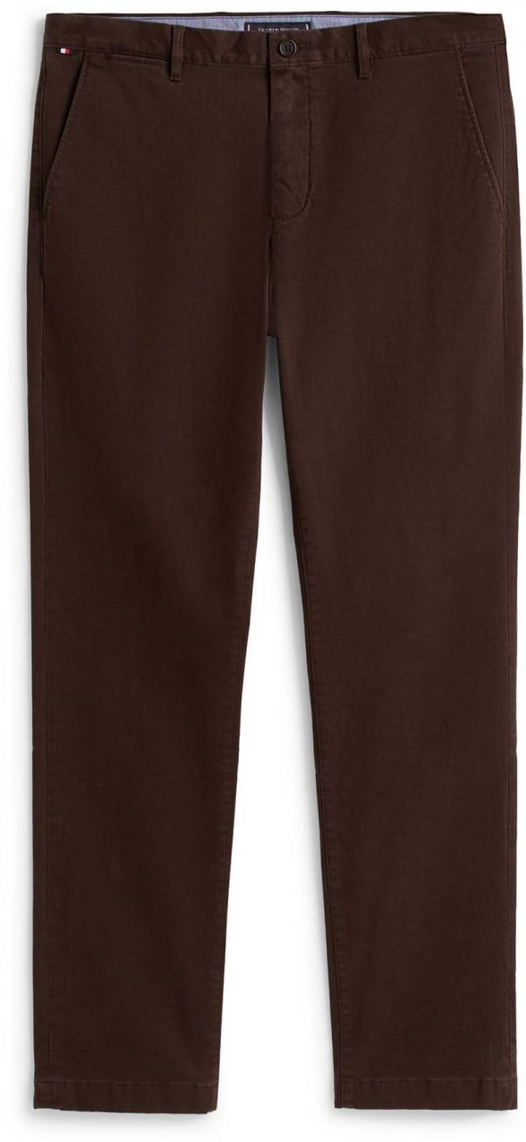 TOMMY HILFIGER Chino nohavice 'DENTON ESSENTIAL'  tmavohnedá