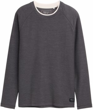 TOM TAILOR DENIM Tričko  antracitová